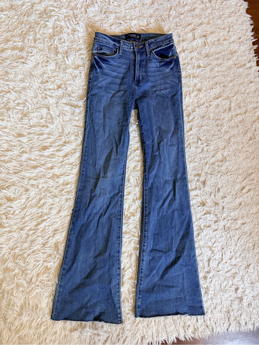 Just Black Denim - Women’s Dark Blue Flare Jeans Size 25